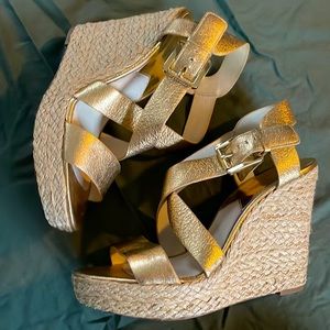 Michael Kors Gold Heels